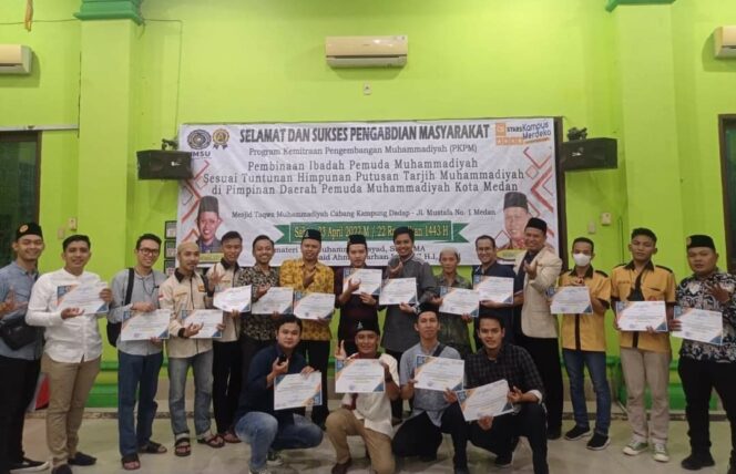 
 Pogram Kemitraan UMSU – Pemuda Muhammadiyah Medan, Perkuat Ibadah Kader