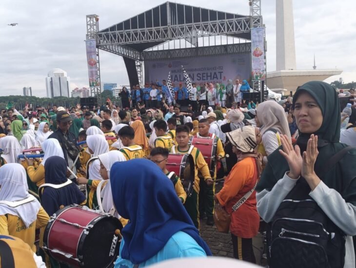 Milad ke-112 Muhammadiyah: Monas Dimeriahkan Jalan Sehat dan Donor Darah