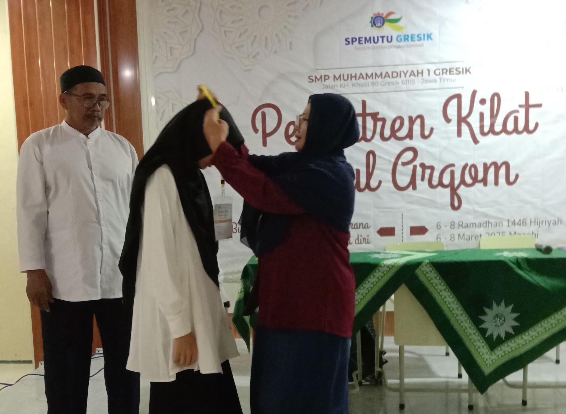 SMP Muhammadiyah 1 (Spemutu) Gresik menggelar Pesantren Kilat Darul Arqom