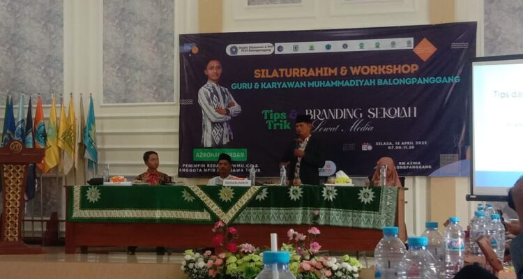 branding sekolah Perguruan Muhammadiyah Balongpanggang