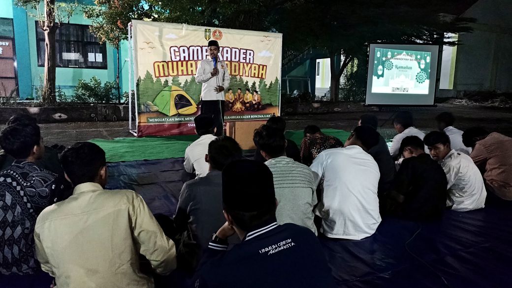 IMG-20260308-WA0005 Sambutan Pimpinan Cabang Pemuda Muhammadiyah, sekaligus pembukaan acara Camp Kader Muhammmadiyah Benjeng (Fachrijal Al Farisi)