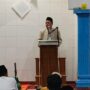 Foto H. hasan Abidin, M.Pd saat menyampaiakn tausiyah pada agenda Safari Subuuh di Masjid Al Iman Qonaah Mojosarirejo, Driyorejo gresik (Elisyah Susanty/Girimu.com)