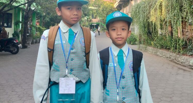 2 siswa SDMM mengikuti OSNP di UPT SDN 5. Foto diambil oleh M. Ilham Yahya