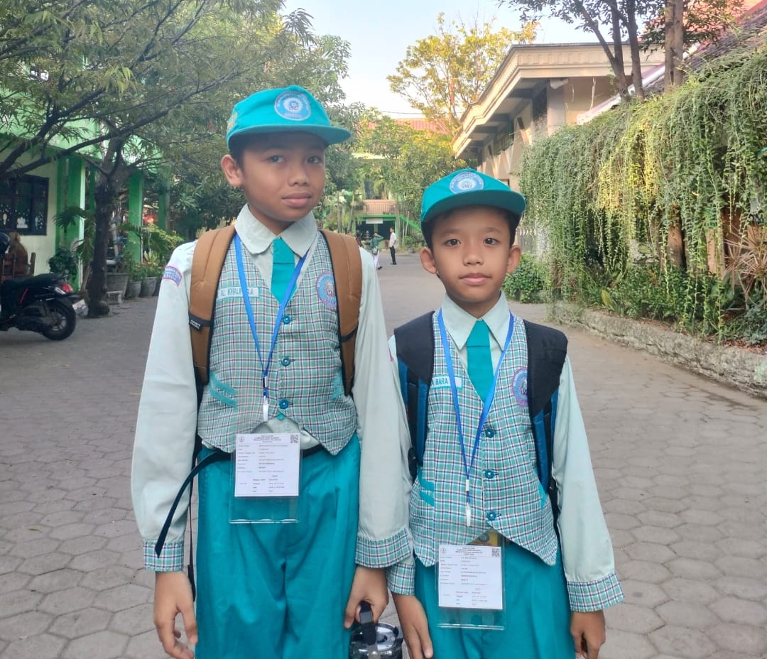2 siswa SDMM mengikuti OSNP di UPT SDN 5. Foto diambil oleh M. Ilham Yahya
